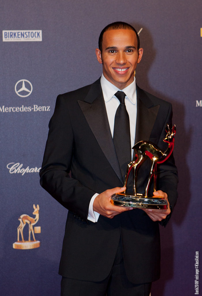 Actor: Lewis Hamilton, Client: BadenOnline.de  Location: On Location Offenburg Germany, Title: Bambi