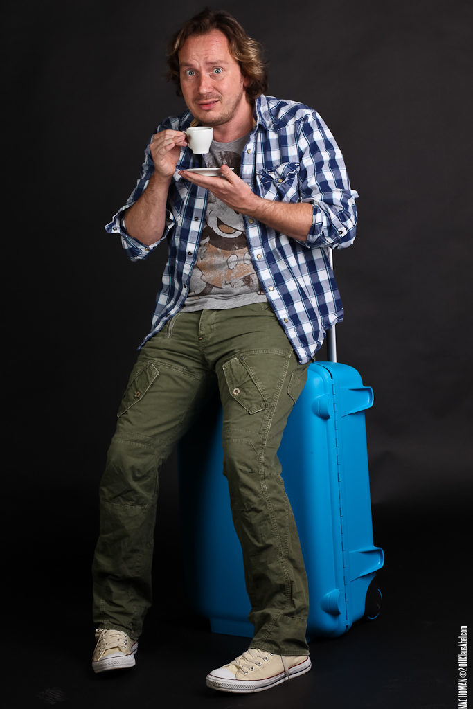 Actor: Torsten Eikmeier, Studio, Client: Sandkorn Theater Karlsruhe Title: Machoman