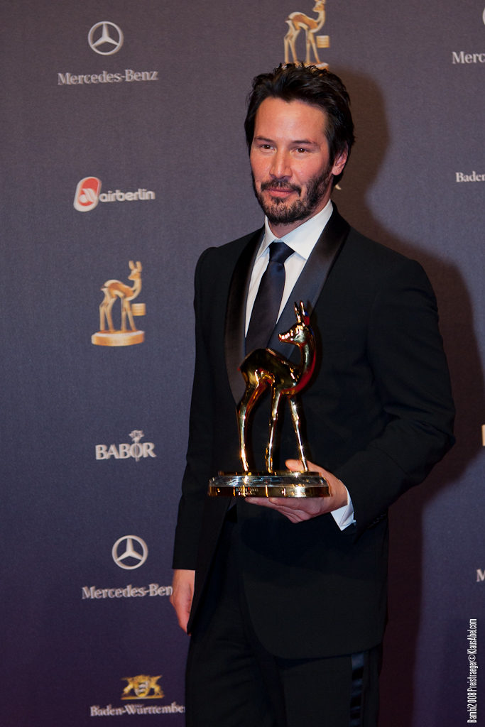 Actor: Keanu Reeves, Client: BadenOnline.de  Location: On Location Offenburg Germany, Title: Bambi 2
