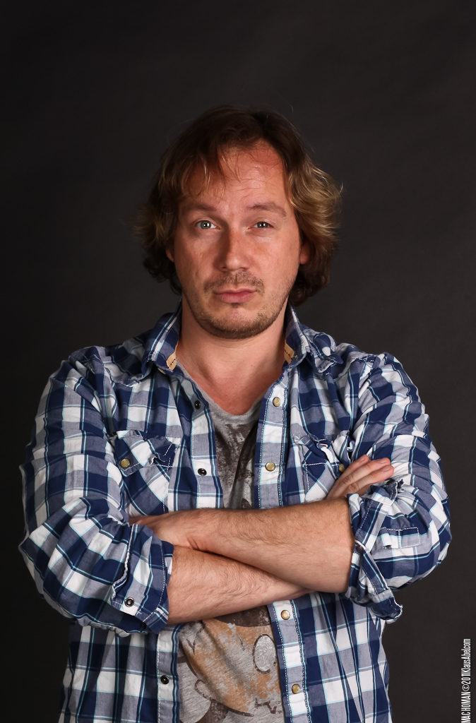 Actor: Torsten Eikmeier, Studio, Client: Sandkorn Theater Karlsruhe Title: Machoman