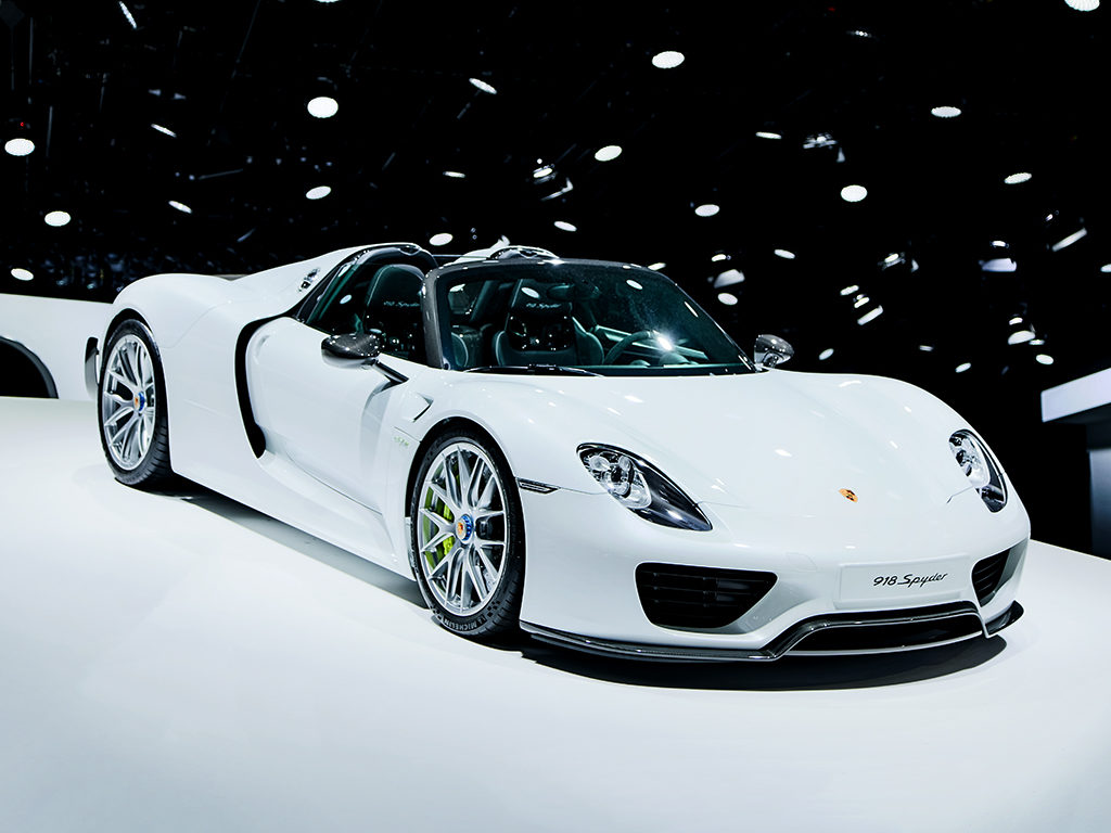 Actor: Porsche 918 Spyder, Location: On Location Frankfurt Germany, Title: IAA 2015