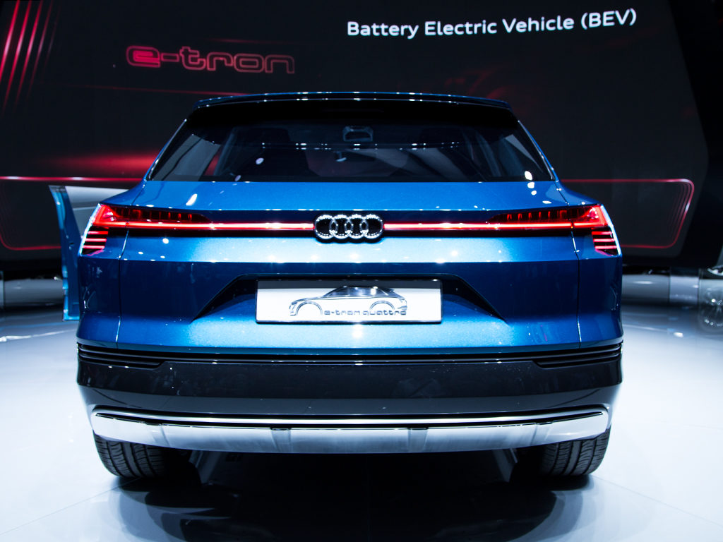 Actor: Audi e-tron quattro concept,  Location: On Location Frankfurt Germany, Title: IAA 2015